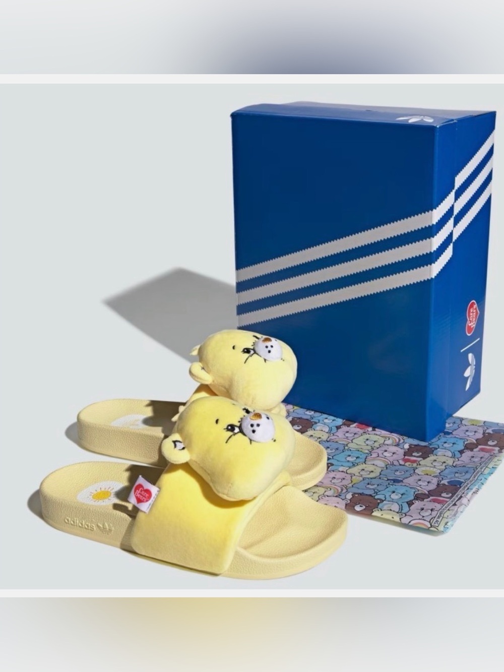 adidas x Care Bears Adilette Slides Sunshine Bear